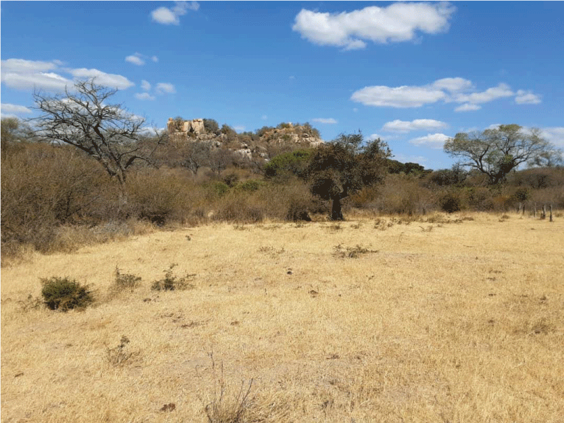 View of Manyanga Hill and Monument (Source: Author).