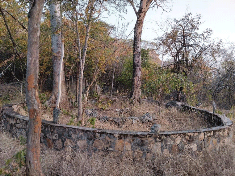 Grave of Tohwechipi/Chibhamubhamu in Mavangwe range (Source: Author).